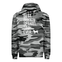 Slate Camo mens best boykin spaniel dad ever   cool dog owner gift Premium Hoodie - linhVisuals