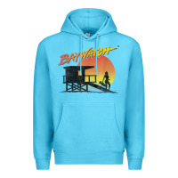Ocean Blue baywatch lifeguard sunset t shirt Premium Hoodie - linhVisuals