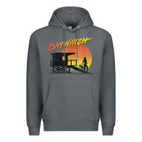Rock baywatch lifeguard sunset t shirt Premium Hoodie - linhVisuals