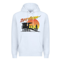 White baywatch lifeguard sunset t shirt Premium Hoodie - linhVisuals