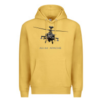 Antique Gold ah 64 apache longbow helicopter t shirt t shirt Premium Hoodie - linhVisuals