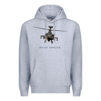 Heather Grey ah 64 apache longbow helicopter t shirt t shirt Premium Hoodie - linhVisuals