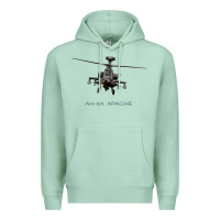 Seafoam ah 64 apache longbow helicopter t shirt t shirt Premium Hoodie - linhVisuals