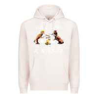 Pale Pink it's all fun and games until someone loses a wiener shirt Premium Hoodie - linhVisuals