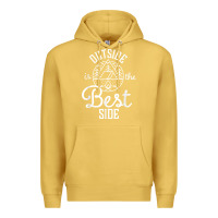 Antique Gold outside is the best side for outdoor campers and hikers t shirt Premium Hoodie - linhVisuals