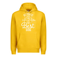 Lemon outside is the best side for outdoor campers and hikers t shirt Premium Hoodie - linhVisuals