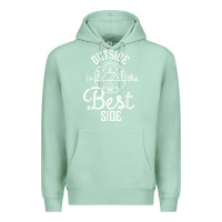 Seafoam outside is the best side for outdoor campers and hikers t shirt Premium Hoodie - linhVisuals