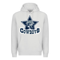 Dove Grey the cowboys football Premium Hoodie - linhVisuals