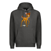 Charcoal Heather bambi Premium Hoodie - linhVisuals