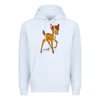 White bambi Premium Hoodie - linhVisuals