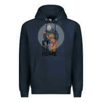 Navy e.t. phone home spaceship flying away premium t shirt Premium Hoodie - linhVisuals