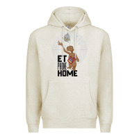 Oatmeal Heather e.t. phone home spaceship flying away premium t shirt Premium Hoodie - linhVisuals