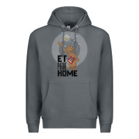 Rock e.t. phone home spaceship flying away premium t shirt Premium Hoodie - linhVisuals
