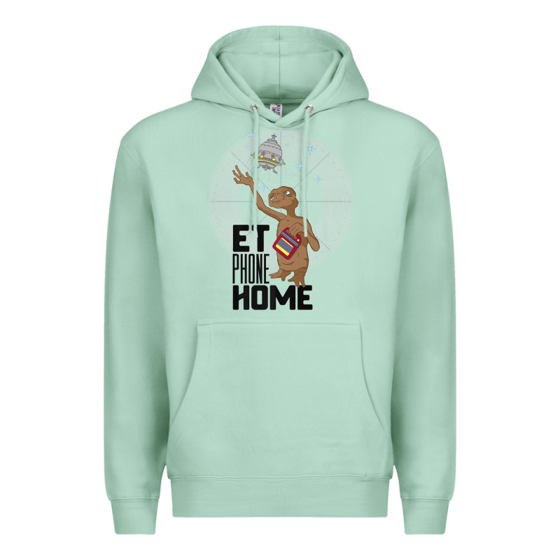 E.t. Phone Home Spaceship Flying Away Premium T Shirt Premium Hoodie by linhVisuals | Teevron