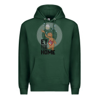 Sports Green e.t. phone home spaceship flying away premium t shirt Premium Hoodie - linhVisuals