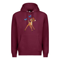 Burgundy bambi Premium Hoodie - linhVisuals