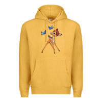 Mustard bambi Premium Hoodie - linhVisuals