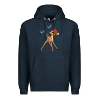 Navy bambi Premium Hoodie - linhVisuals