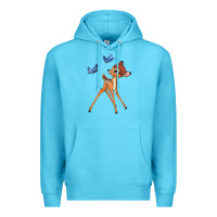 Ocean Blue bambi Premium Hoodie - linhVisuals