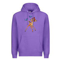 Purple bambi Premium Hoodie - linhVisuals