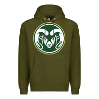 Army Green The colorado state rams Premium Hoodie - linhVisuals