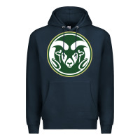 Navy The colorado state rams Premium Hoodie - linhVisuals
