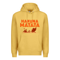 Antique Gold lion king hakuna matata Premium Hoodie - linhVisuals