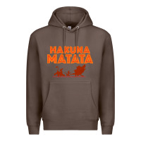 Coffee lion king hakuna matata Premium Hoodie - linhVisuals