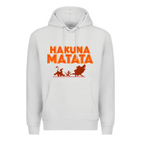 Dove Grey lion king hakuna matata Premium Hoodie - linhVisuals