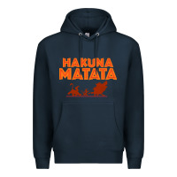 Navy lion king hakuna matata Premium Hoodie - linhVisuals
