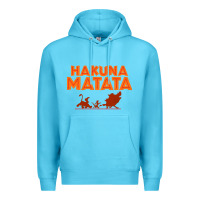 Ocean Blue lion king hakuna matata Premium Hoodie - linhVisuals