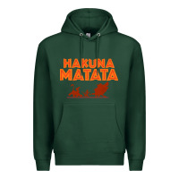 Sports Green lion king hakuna matata Premium Hoodie - linhVisuals