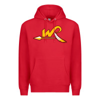 Red the washington clipart Premium Hoodie - linhVisuals
