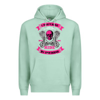 Seafoam biker gear motorcycle gifts biker chick i ride my biker tank top Premium Hoodie - linhVisuals