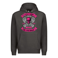 Smoke biker gear motorcycle gifts biker chick i ride my biker tank top Premium Hoodie - linhVisuals