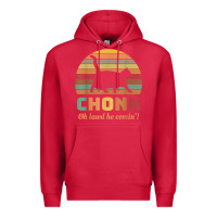 Cardinal chonk cat scale meme retro oh lawd he comin' memes t shirt Premium Hoodie - linhVisuals