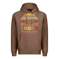 Chestnut chonk cat scale meme retro oh lawd he comin' memes t shirt Premium Hoodie - linhVisuals