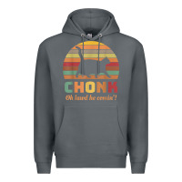 Rock chonk cat scale meme retro oh lawd he comin' memes t shirt Premium Hoodie - linhVisuals