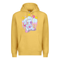 Antique Gold bunny pastel goth voodoo doll t shirt Premium Hoodie - linhVisuals