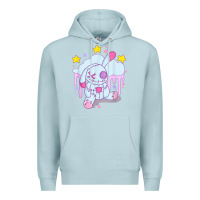 Blue Mist bunny pastel goth voodoo doll t shirt Premium Hoodie - linhVisuals