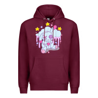 Burgundy bunny pastel goth voodoo doll t shirt Premium Hoodie - linhVisuals