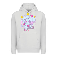 Dove Grey bunny pastel goth voodoo doll t shirt Premium Hoodie - linhVisuals