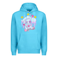 Ocean Blue bunny pastel goth voodoo doll t shirt Premium Hoodie - linhVisuals