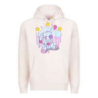 Pale Pink bunny pastel goth voodoo doll t shirt Premium Hoodie - linhVisuals