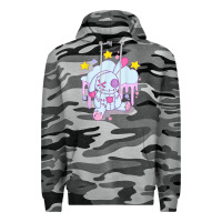 Slate Camo bunny pastel goth voodoo doll t shirt Premium Hoodie - linhVisuals