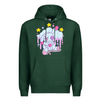 Sports Green bunny pastel goth voodoo doll t shirt Premium Hoodie - linhVisuals