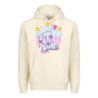 Tofu bunny pastel goth voodoo doll t shirt Premium Hoodie - linhVisuals