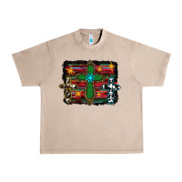 French Oak cross leopard cowhide glitter serape Urban Heavy Tee - RanaPortraitStore