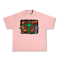 Salmon cross leopard cowhide glitter serape Urban Heavy Tee - RanaPortraitStore