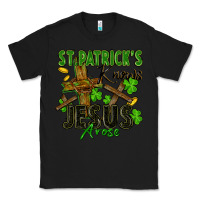 Black St. Patrick's knows Jesus arose Classic Tee - FaDigitalArtStudio